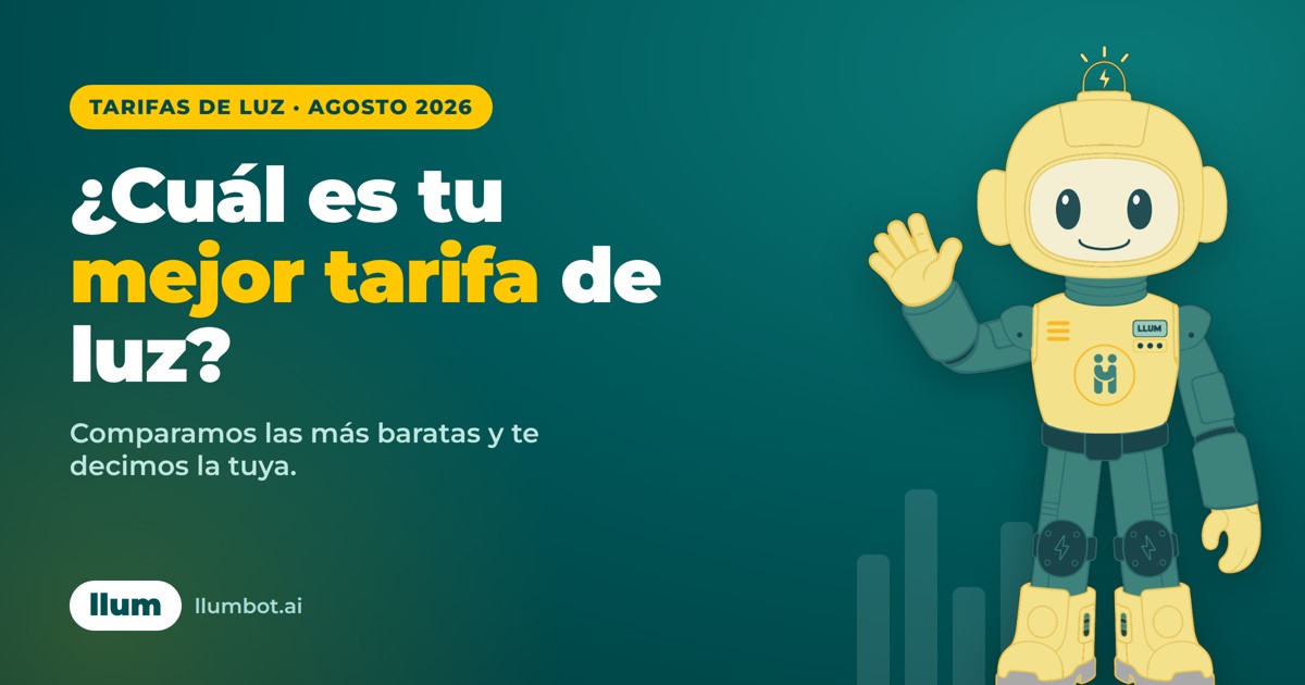 Comparativa de las mejores tarifas de luz en agosto de 2026