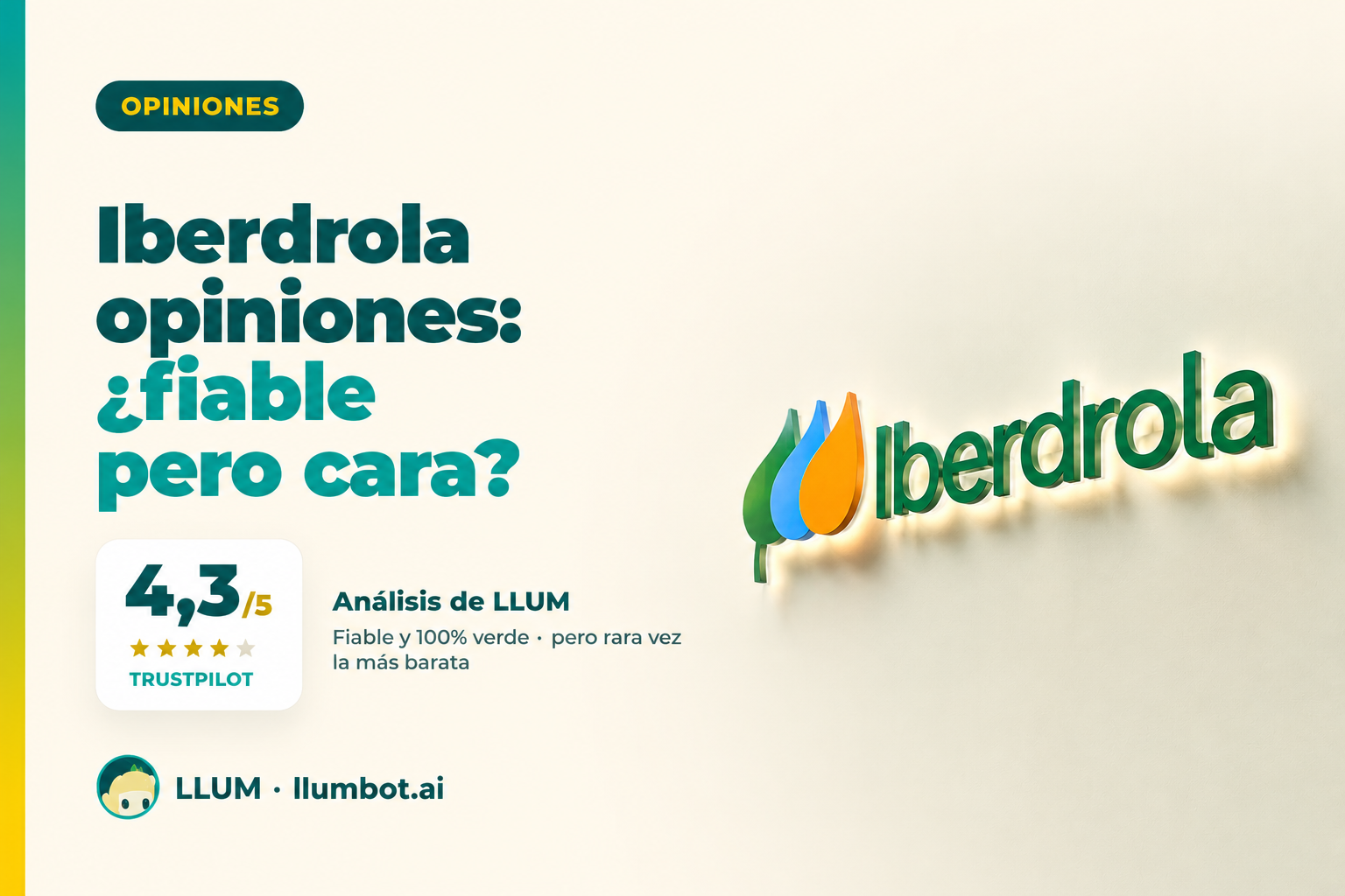 Iberdrola opiniones 2026: valoración en Trustpilot y Google