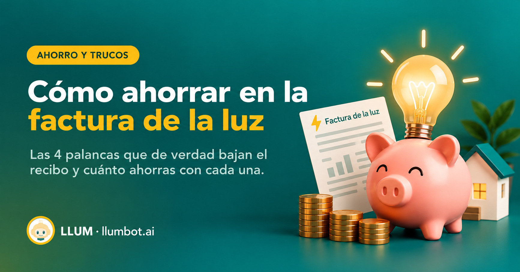 Cómo ahorrar en la factura de la luz — las palancas que bajan el recibo