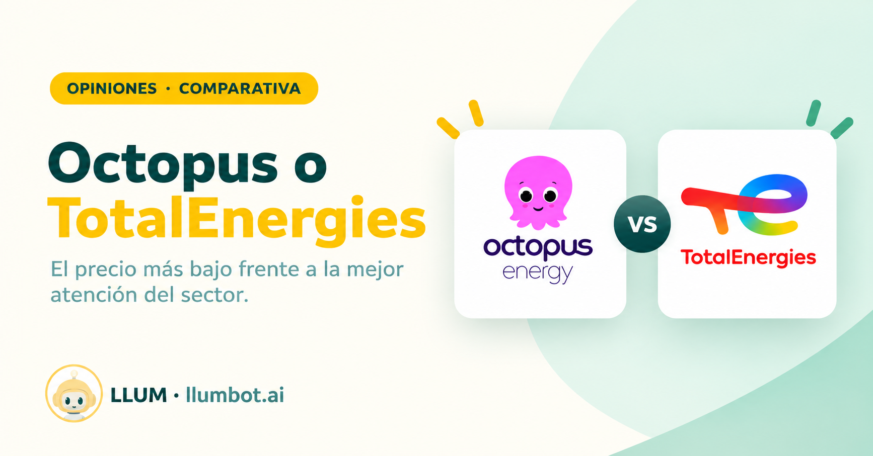 Comparativa Octopus o TotalEnergies: precio y atención