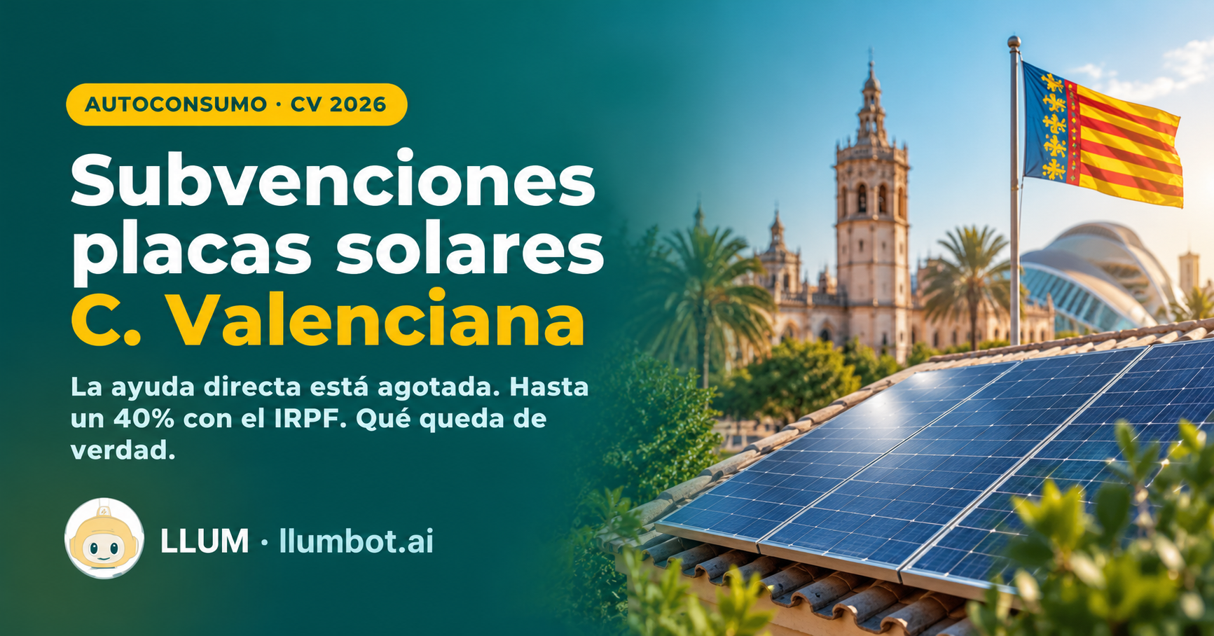 Subvenciones para placas solares en la Comunidad Valenciana